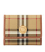Brown Check Folding Wallet