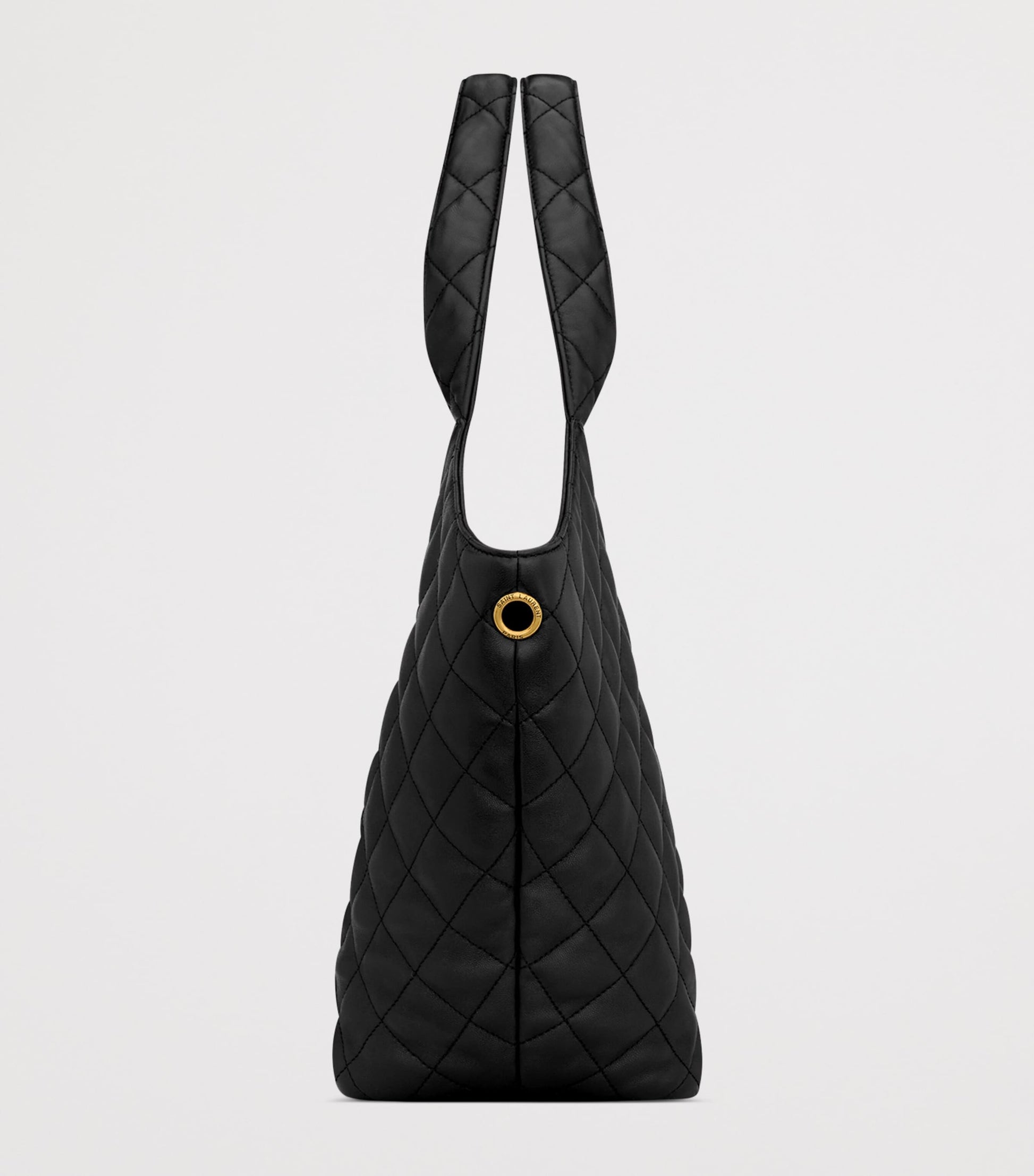 Saint Laurent Black Medium Icare Quilted Tote Bag