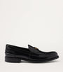Brushed Leather Loafers