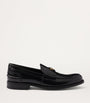Brushed Leather Loafers
