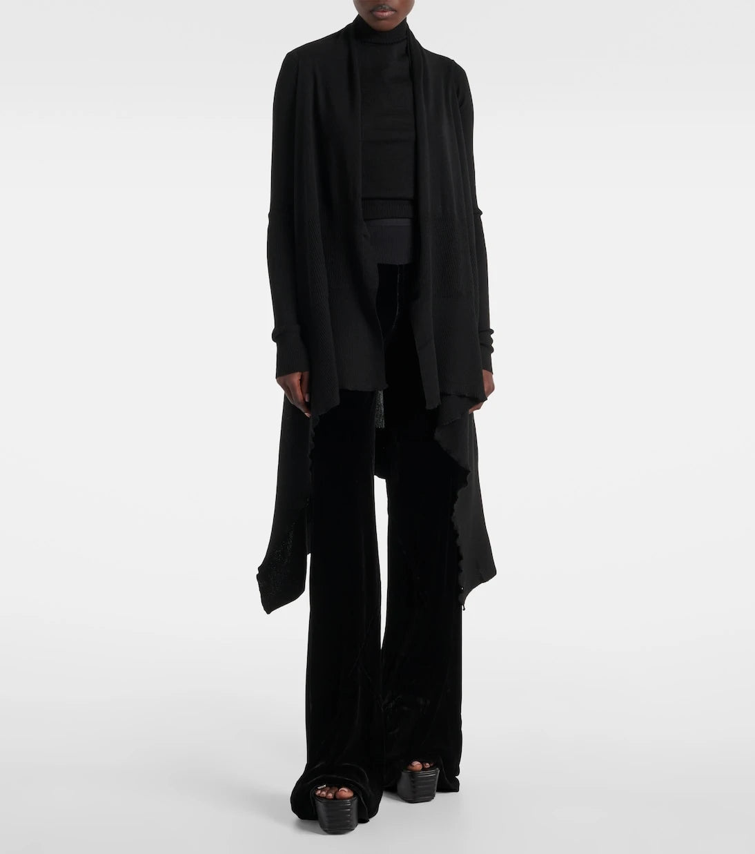 Rick Owens - Bias cady crêpe wide-leg pants