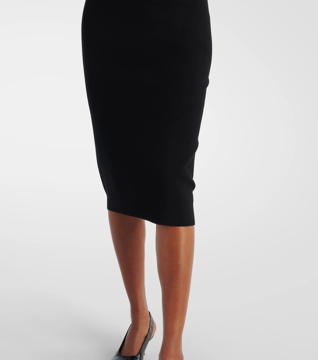 Max Mara - Teak knitted midi dress