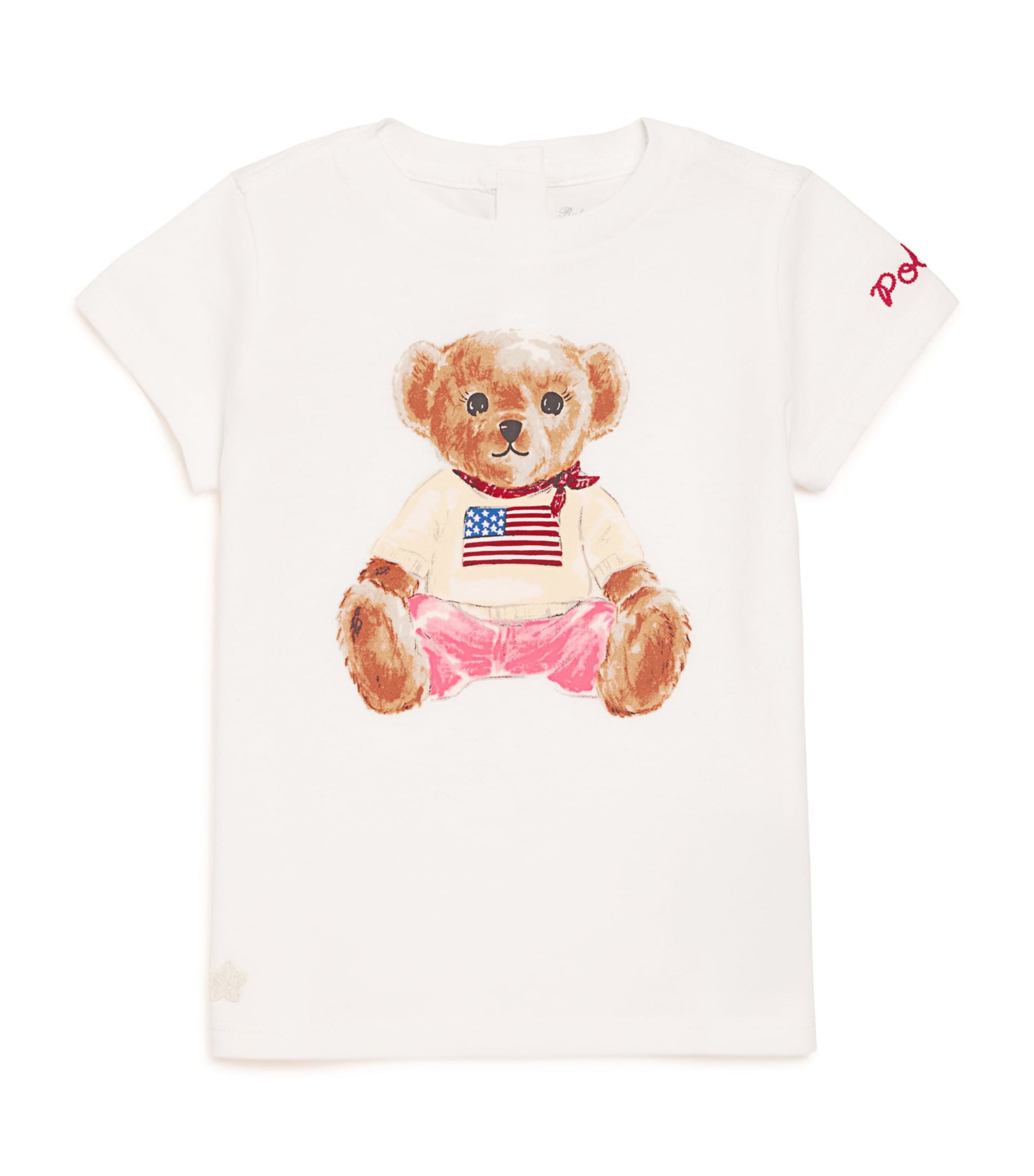 Ralph Lauren Kids Cotton USA Polo Bear T-Shirt (3-24 Months)