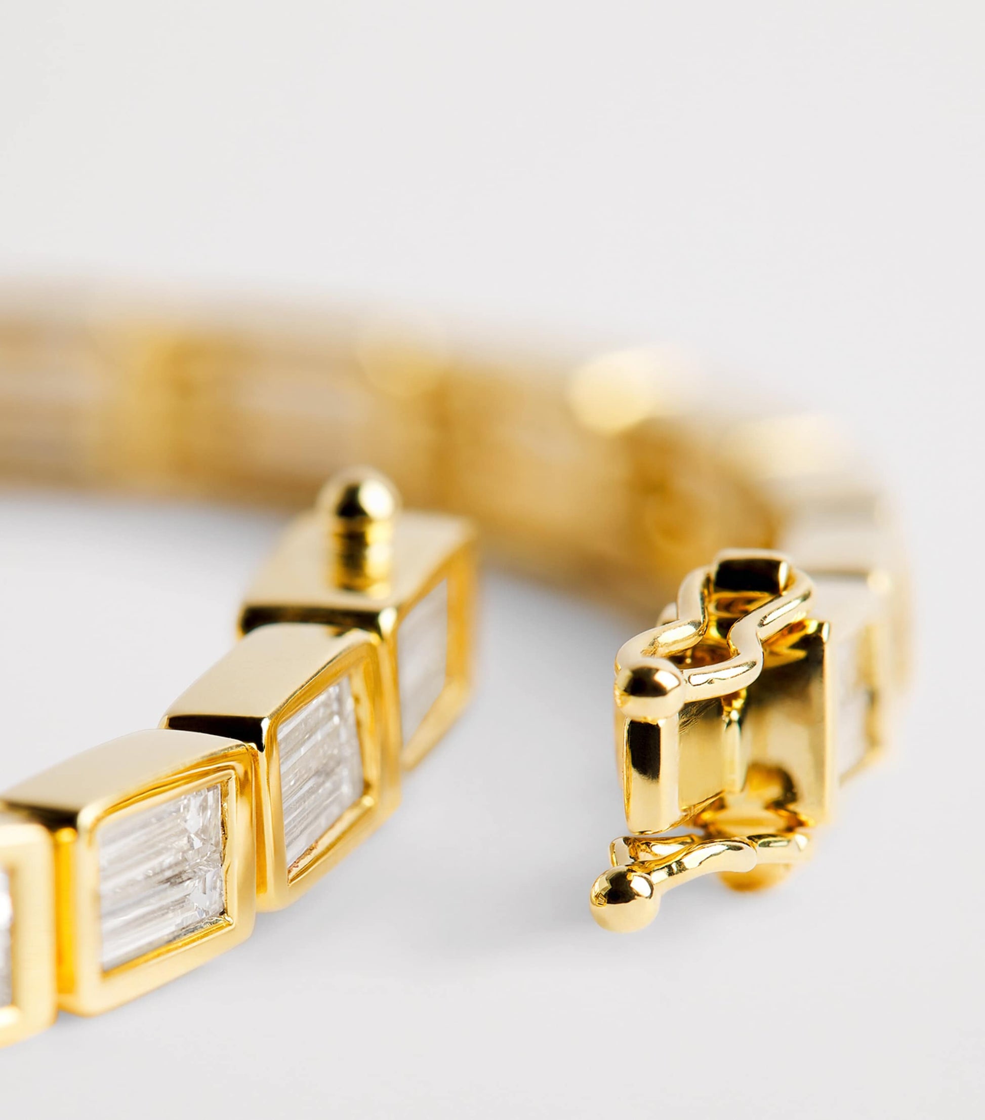 Yellow Gold and Diamond Bunny Bracelet