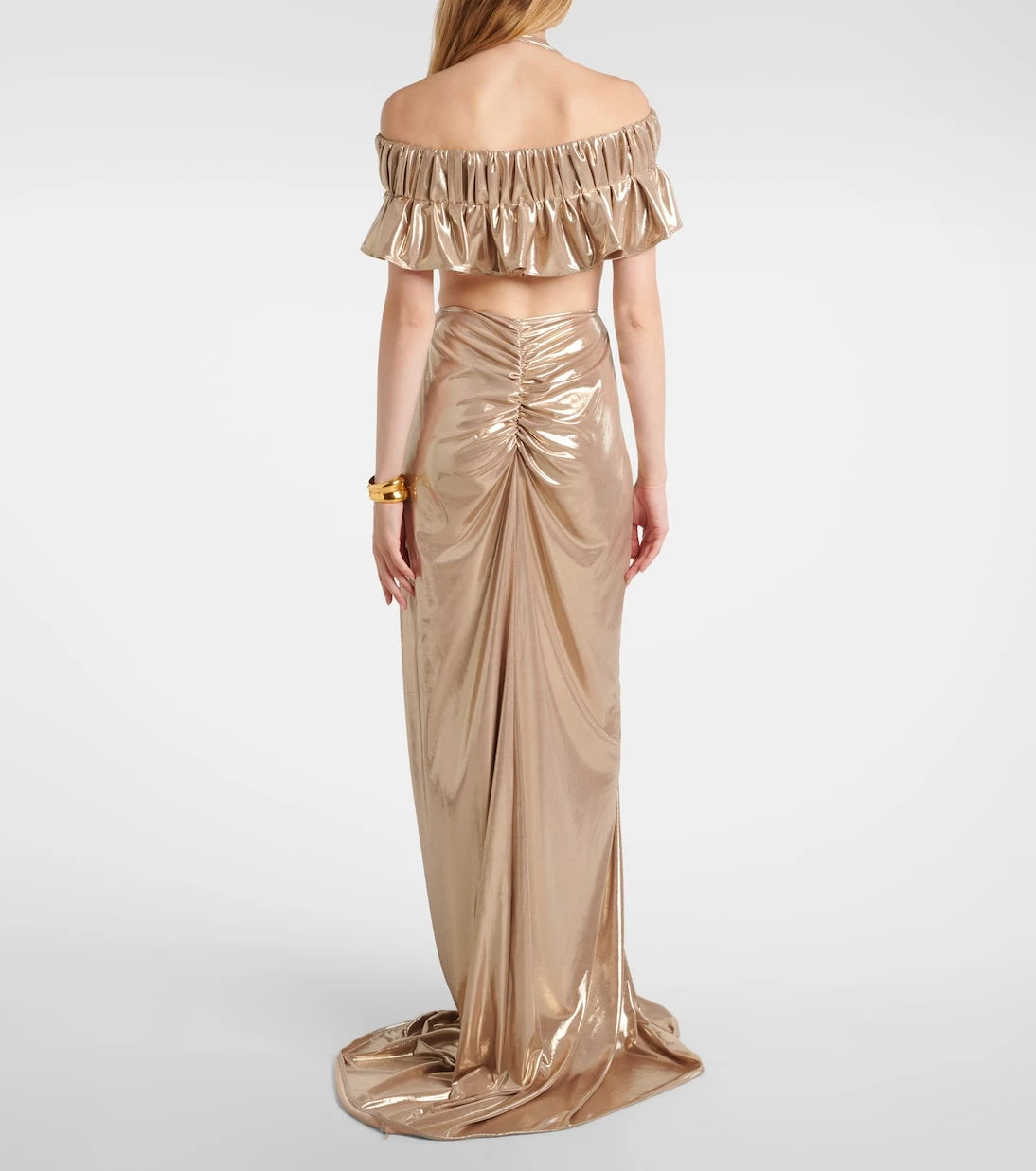 Maticevski - Latitude gathered ruffled gown
