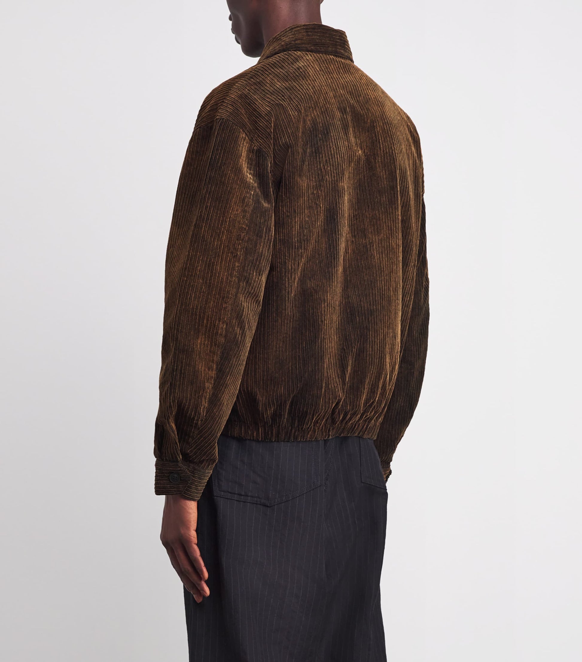 Brown Stretch-Cotton Corduroy Torres Jacket