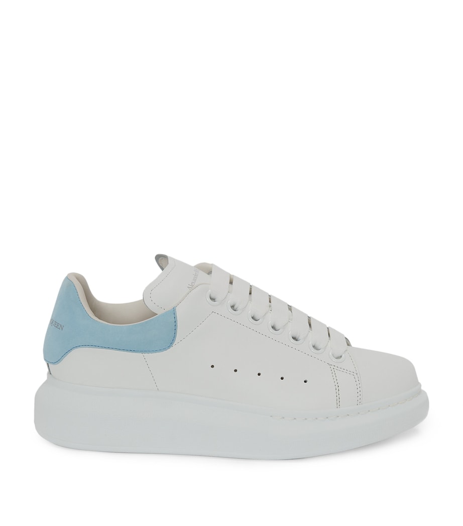 McQueen Nude Leather Oversized Sneakers