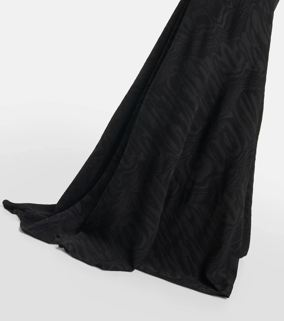 Alaïa - Patterned turtleneck gown
