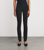 Stella McCartney Black Zipped Skinny Leggings