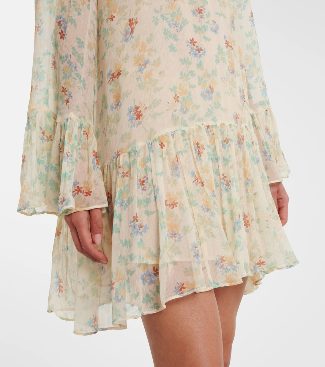 Ulla Johnson - Emmeline floral silk chiffon minidress