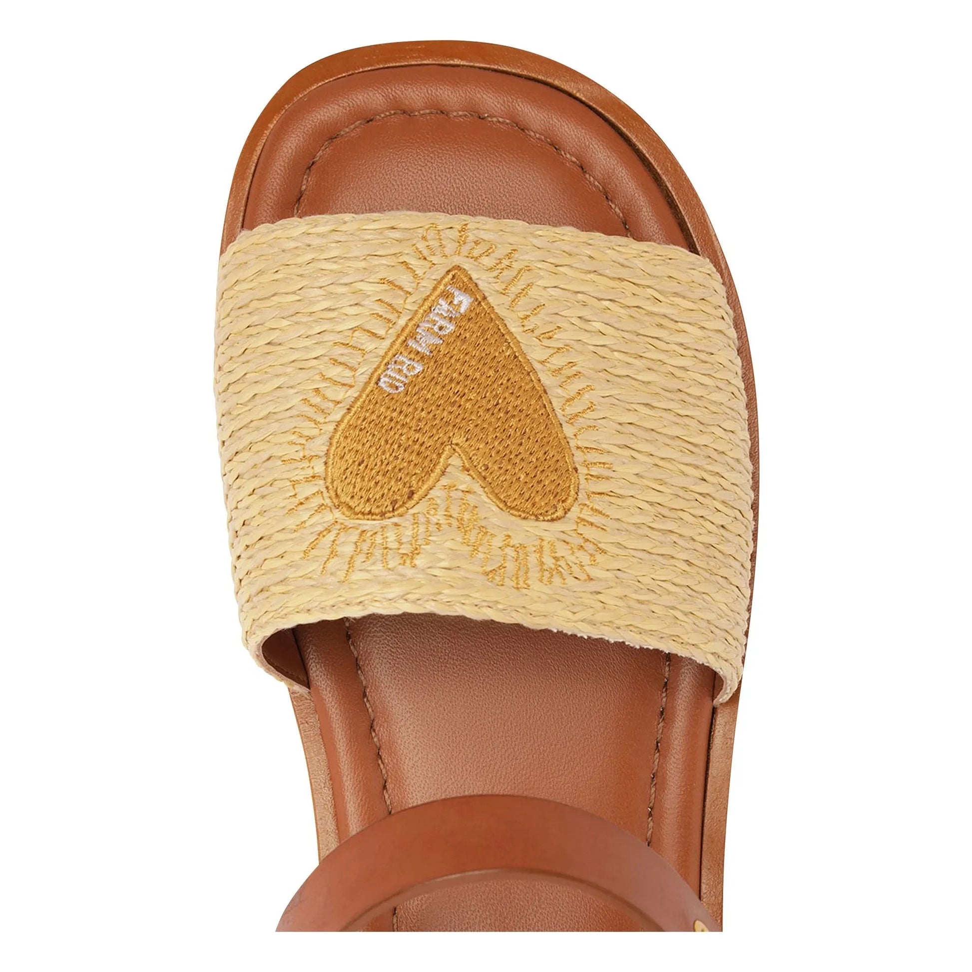 Farm Rio - Raphia Heart Sandals | Sand