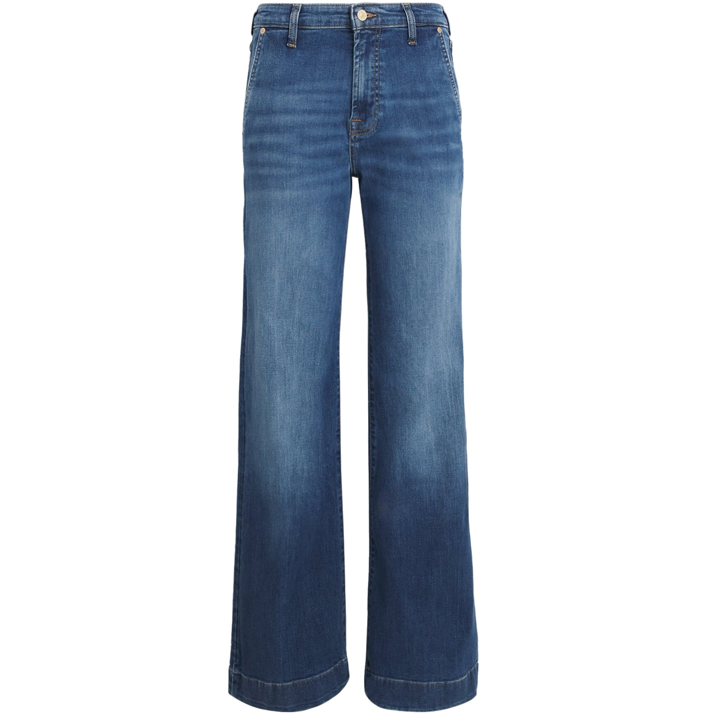 7 For All Mankind Navy Modern Dojo Soho Flared Jeans