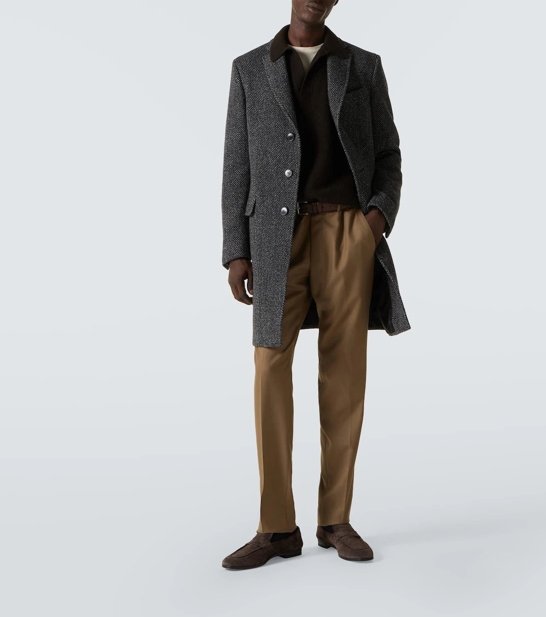 Zegna - سترة بولو من الكشمير