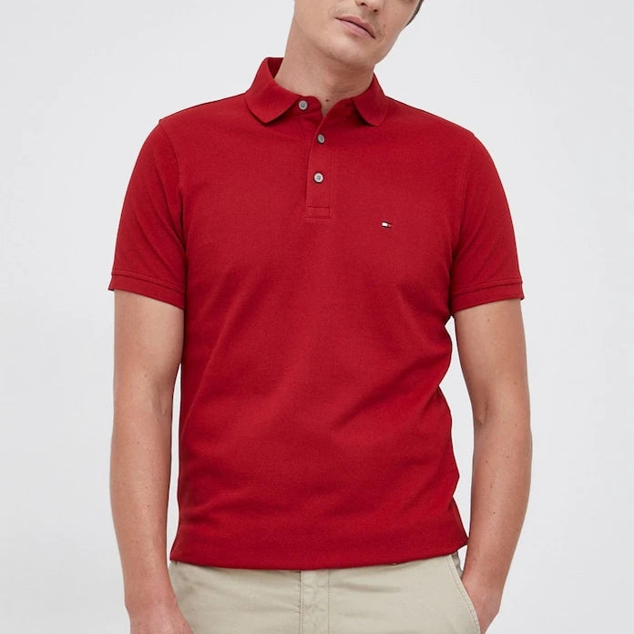 Тениска с яка Tommy Hilfiger
