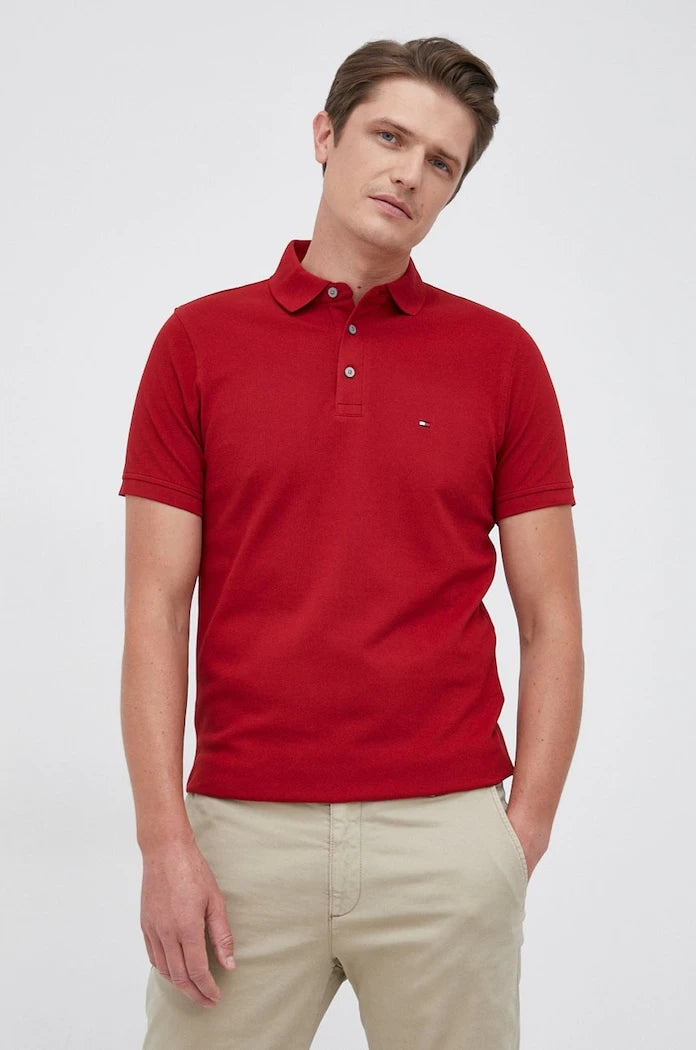 Тениска с яка Tommy Hilfiger