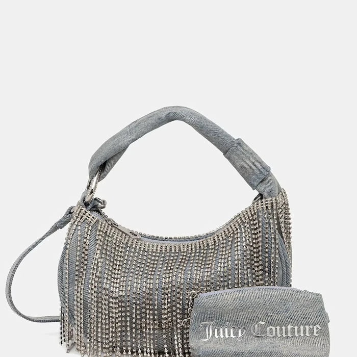 Juicy Couture denim kadın hobo çanta FIREFLIES