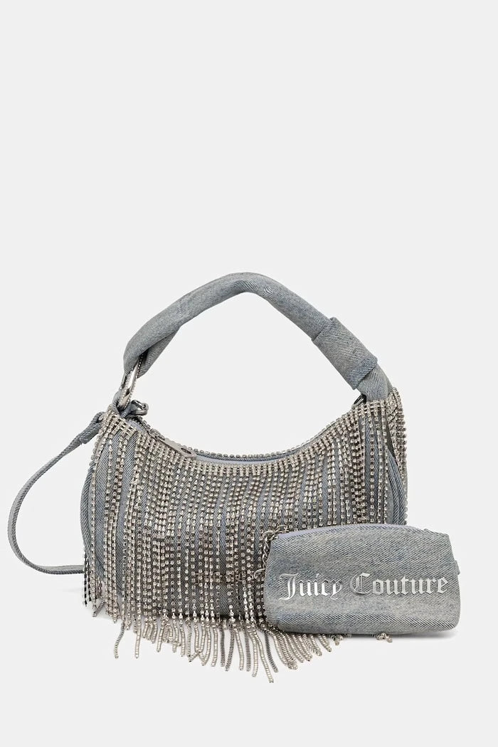 Juicy Couture denim kadın hobo çanta FIREFLIES
