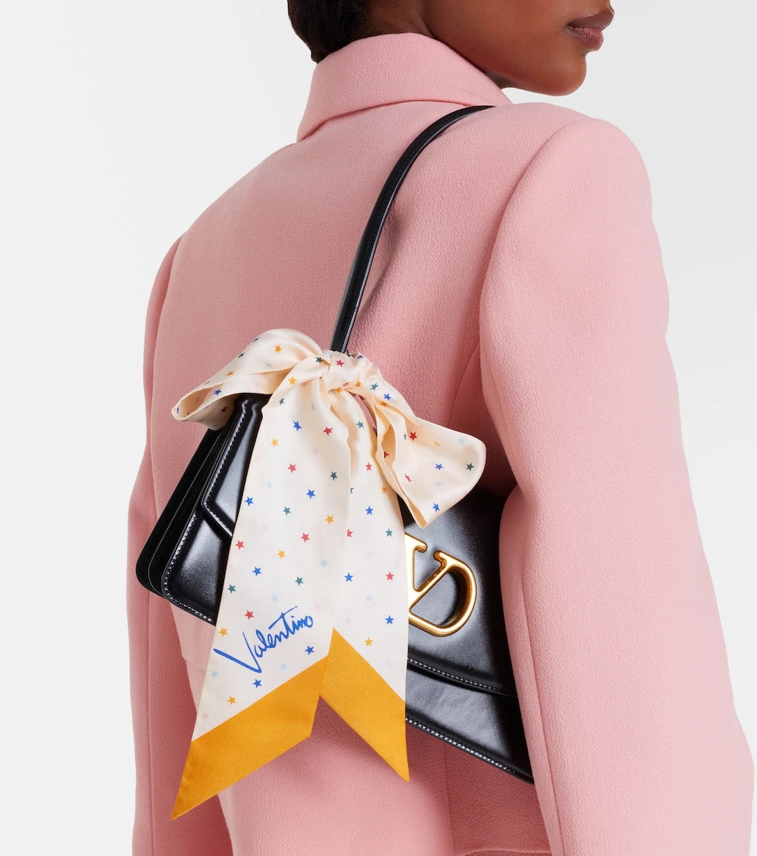 Valentino - Starry silk scarf