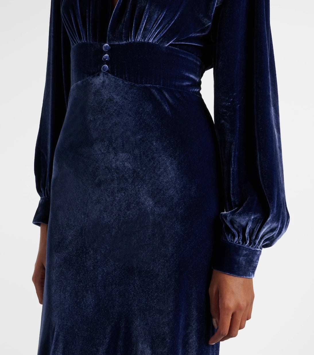 Rixo - Emery velvet maxi dress