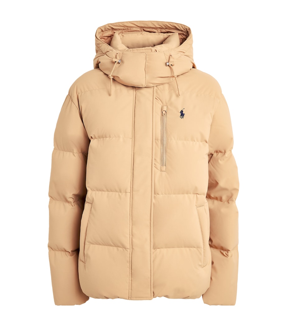 Polo Ralph Lauren Beige Polo Pony Down Puffer Jacket