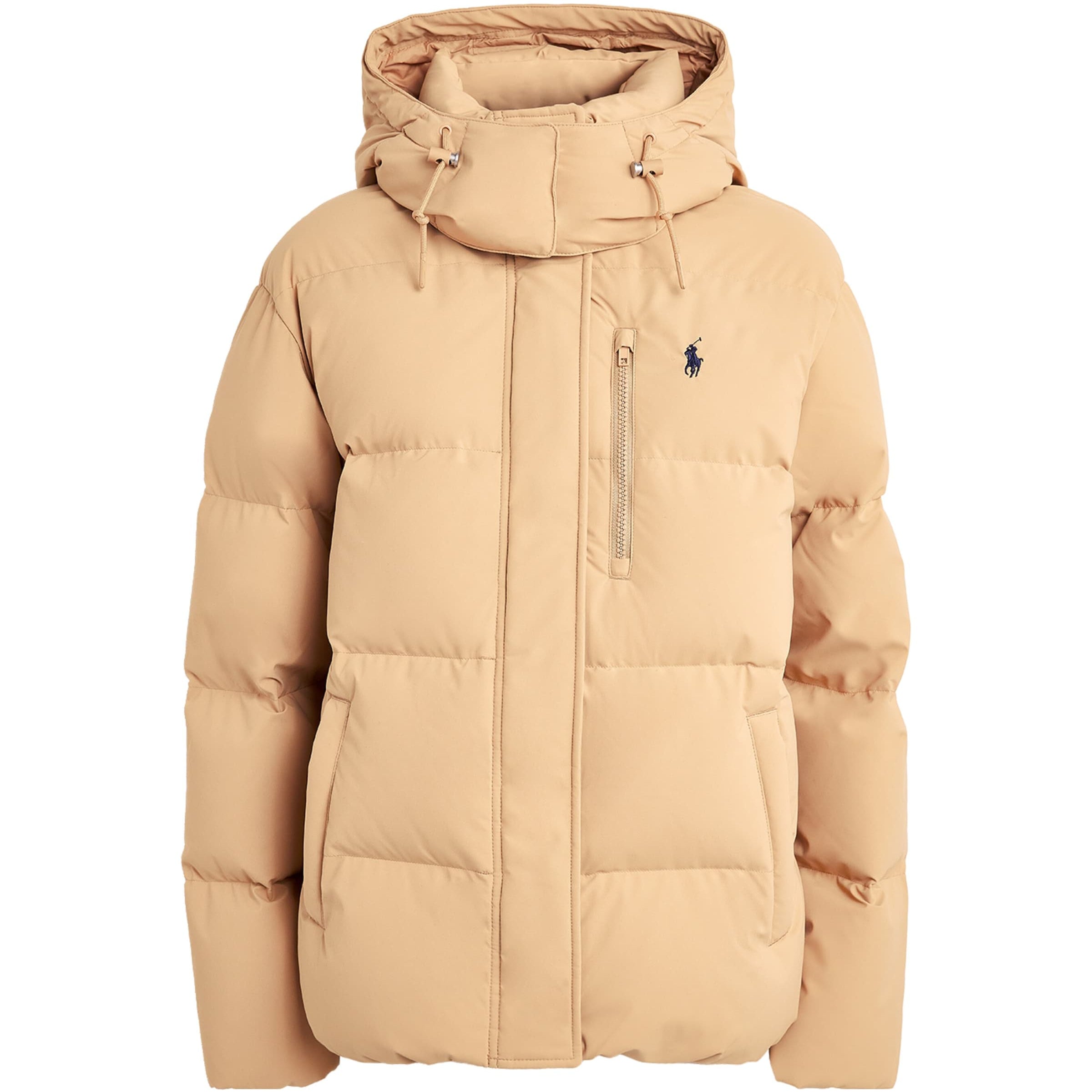 Polo Ralph Lauren Beige Polo Pony Down Puffer Jacket