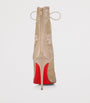 Christian Louboutin Red Km Lace Booties 100