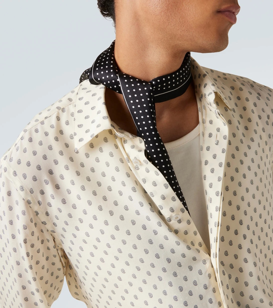 Tom Ford - Paisley silk crêpe de chine shirt