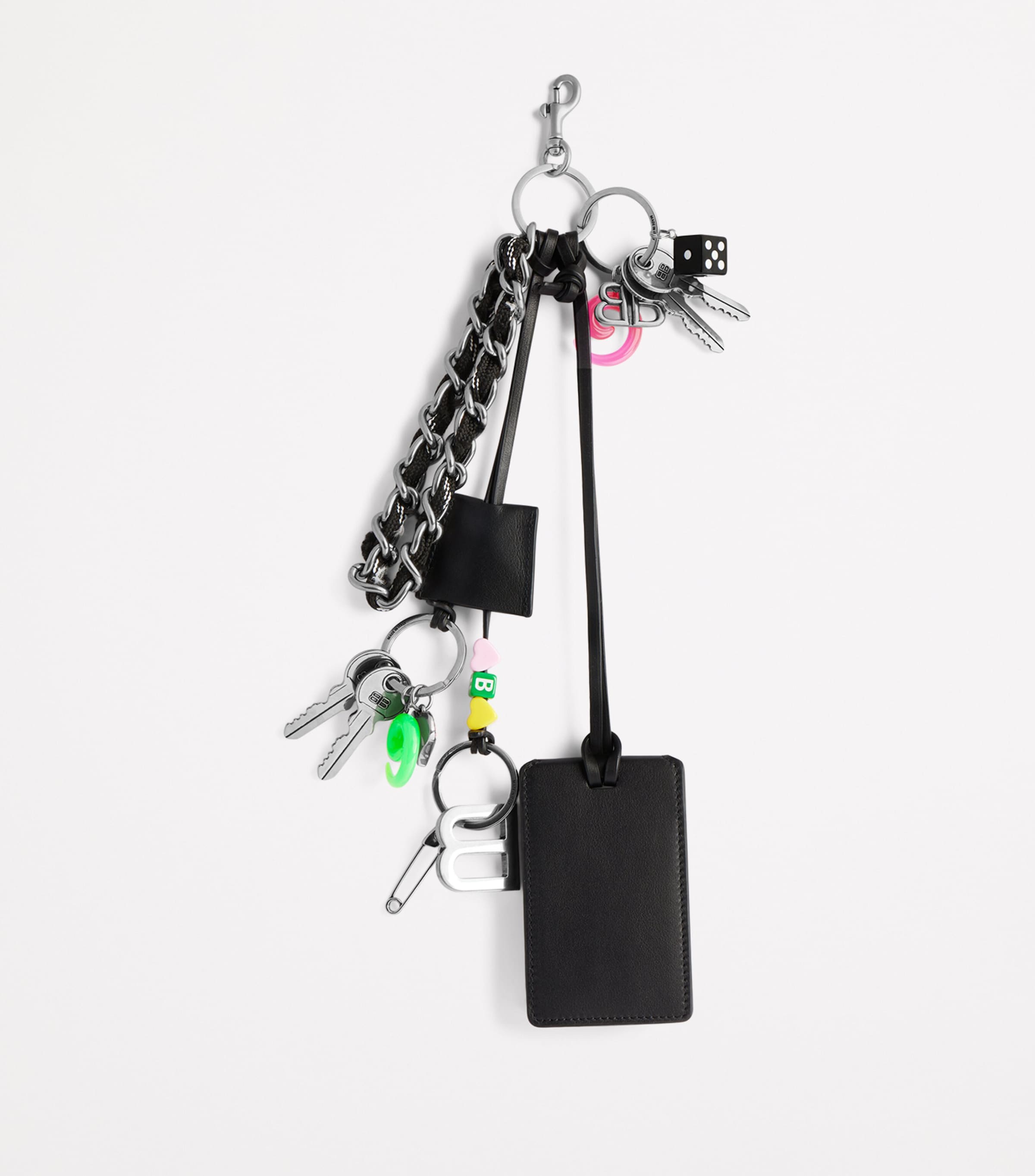 Black Rodeo Tag Bag Charm