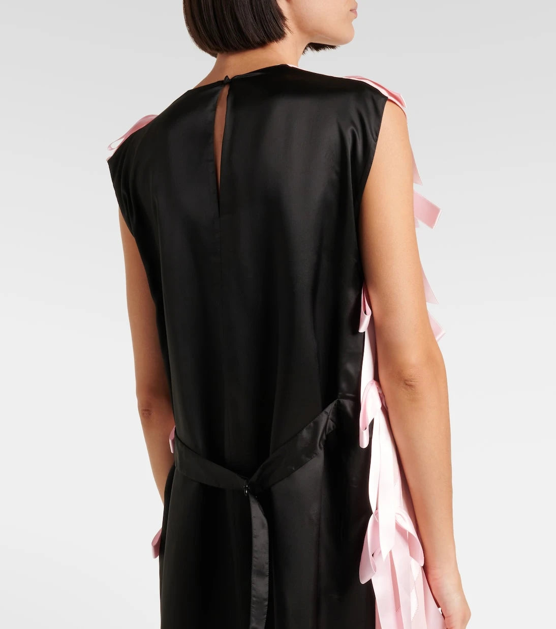 Prada - Ribbon midi dress