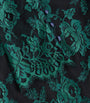 Valentino Green Lace Floral Top