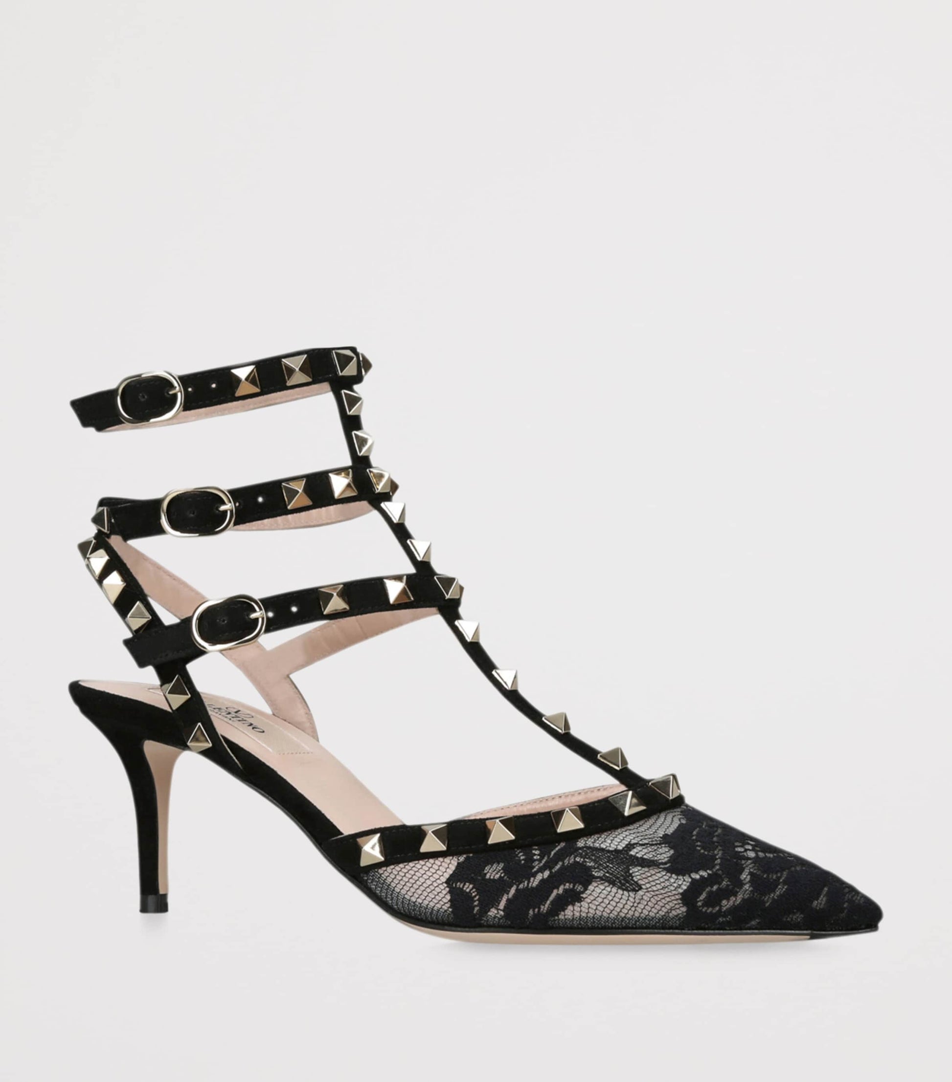 Lace Rockstud Pumps 65
