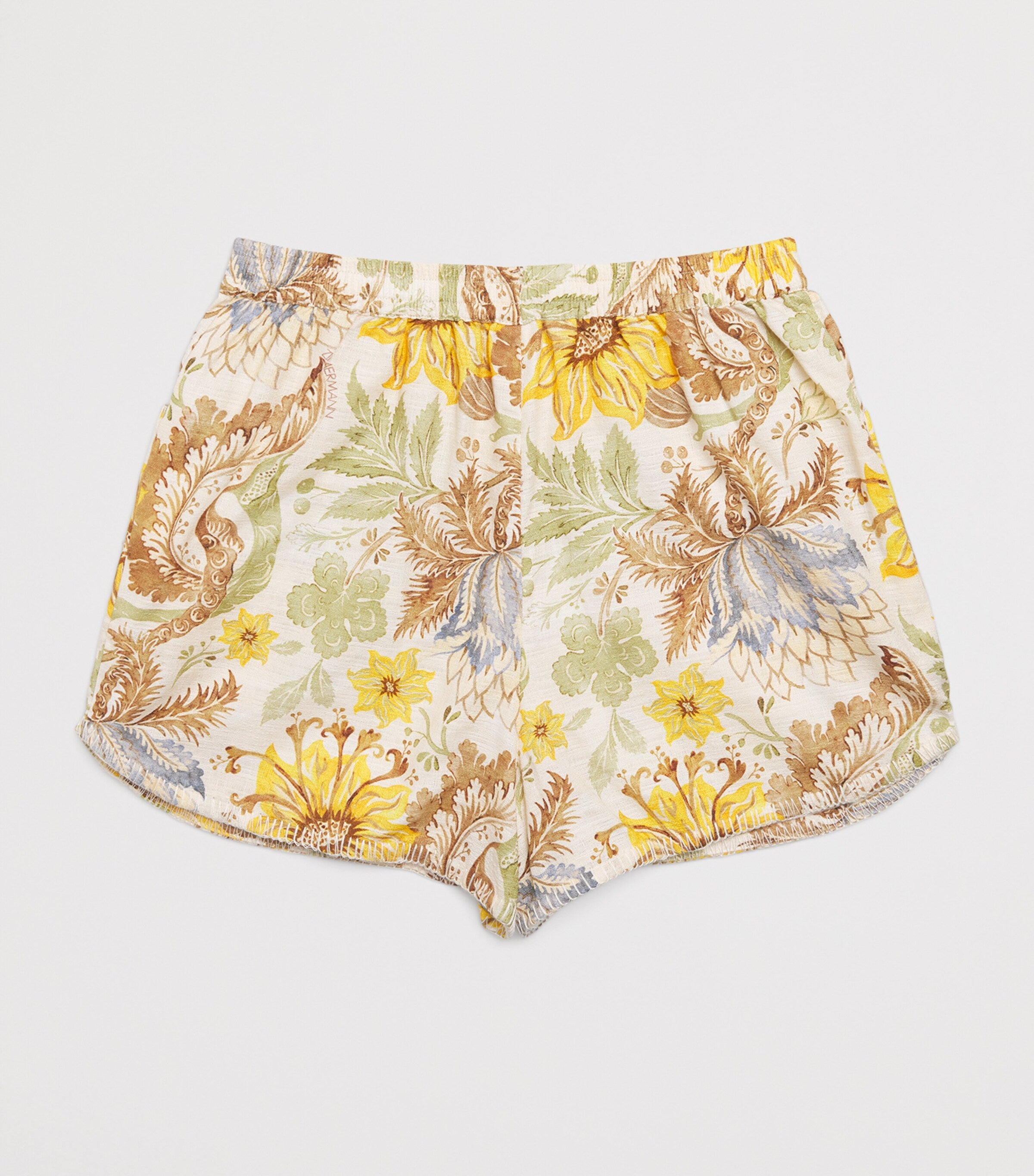 Zimmermann Kids Cotton Floral Daylight Shorts (1-12 Years)