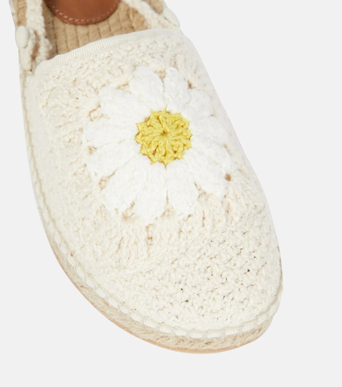 Alanui - Daisy crochet espadrilles
