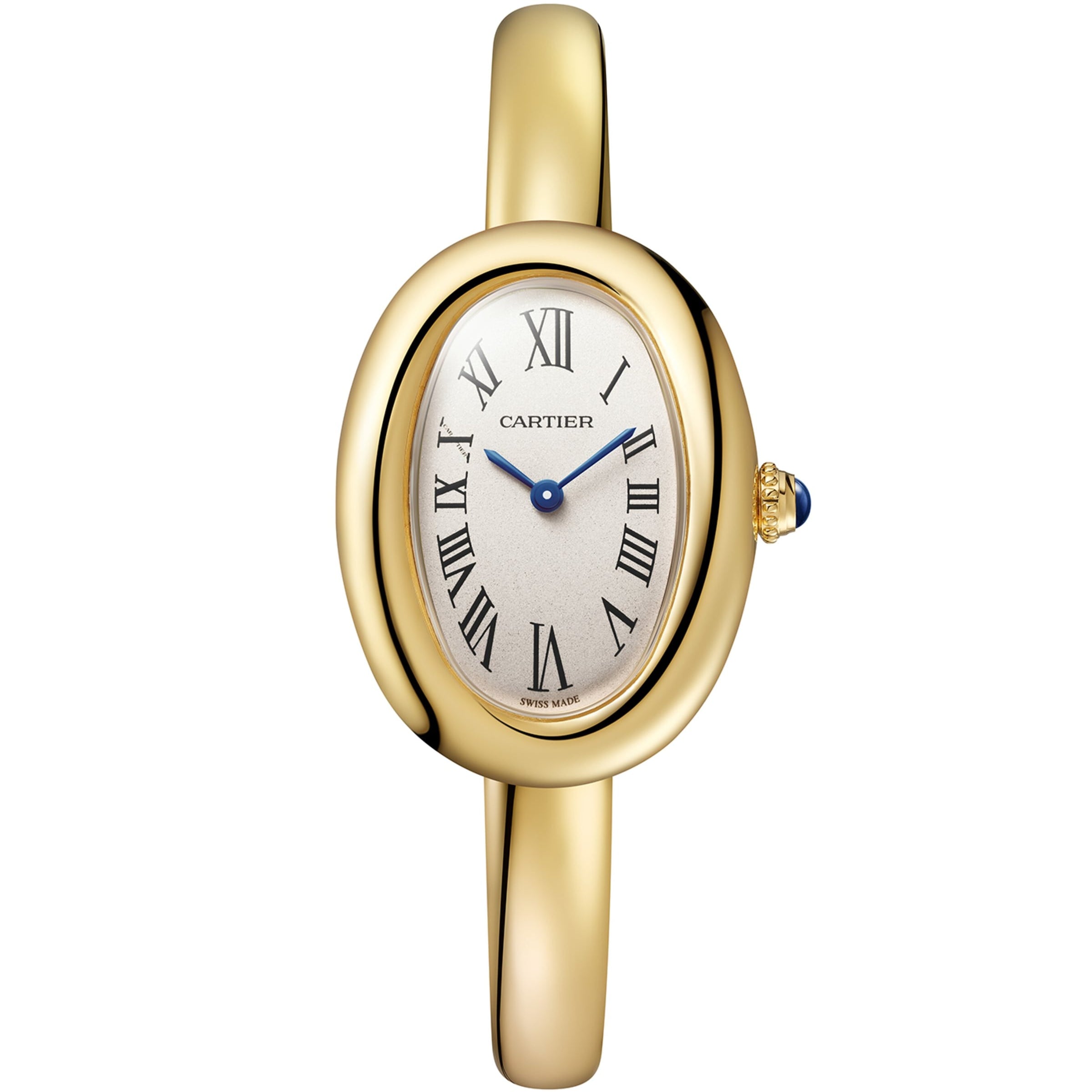Cartier Small Yellow Gold Baignoire de Cartier Watch 23.1mm (Size 15)