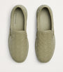 Bottega Veneta Green Leather Intrecciato Sawyer Sneakers