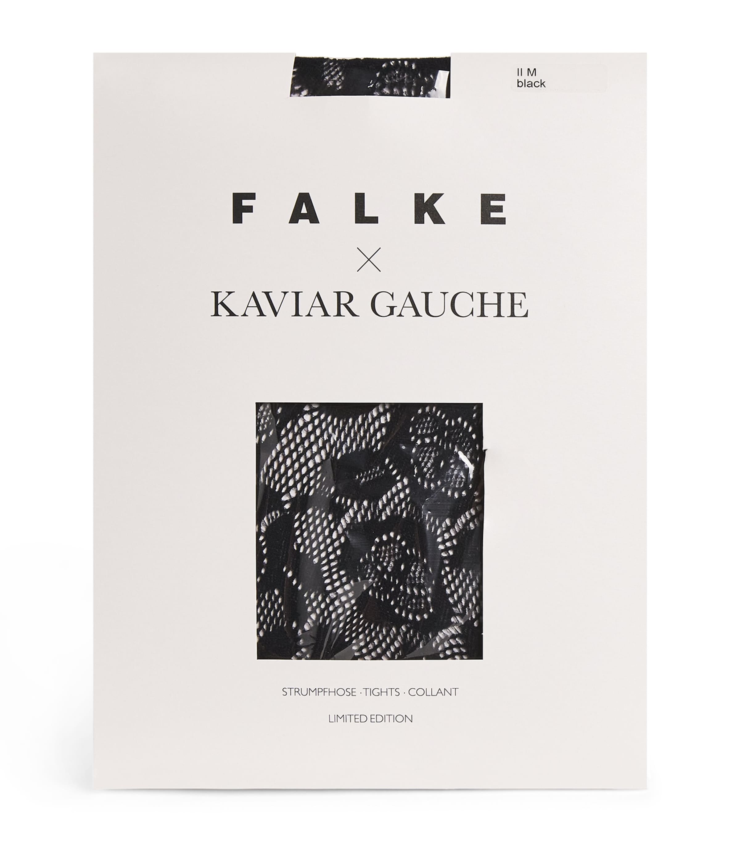 Falke Black x Kaviar Gauche Lace Tights