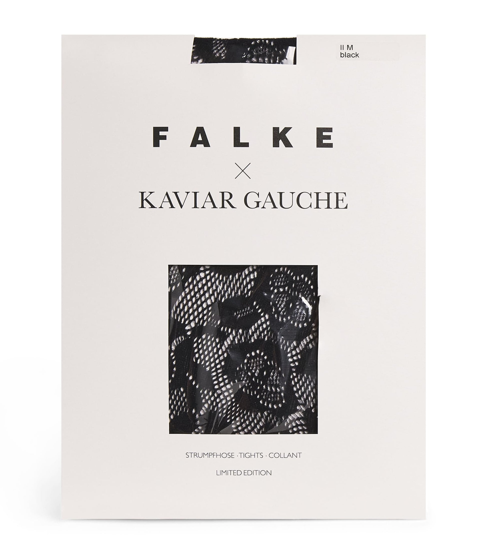 Falke Black x Kaviar Gauche Lace Tights