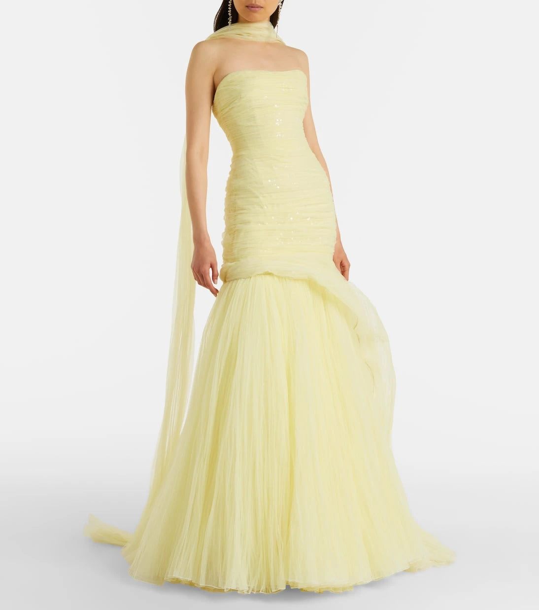 Marmar Halim - Tulle bustier gown