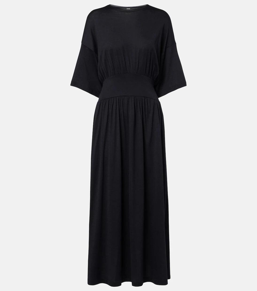 Toteme - Cotton and silk midi dress