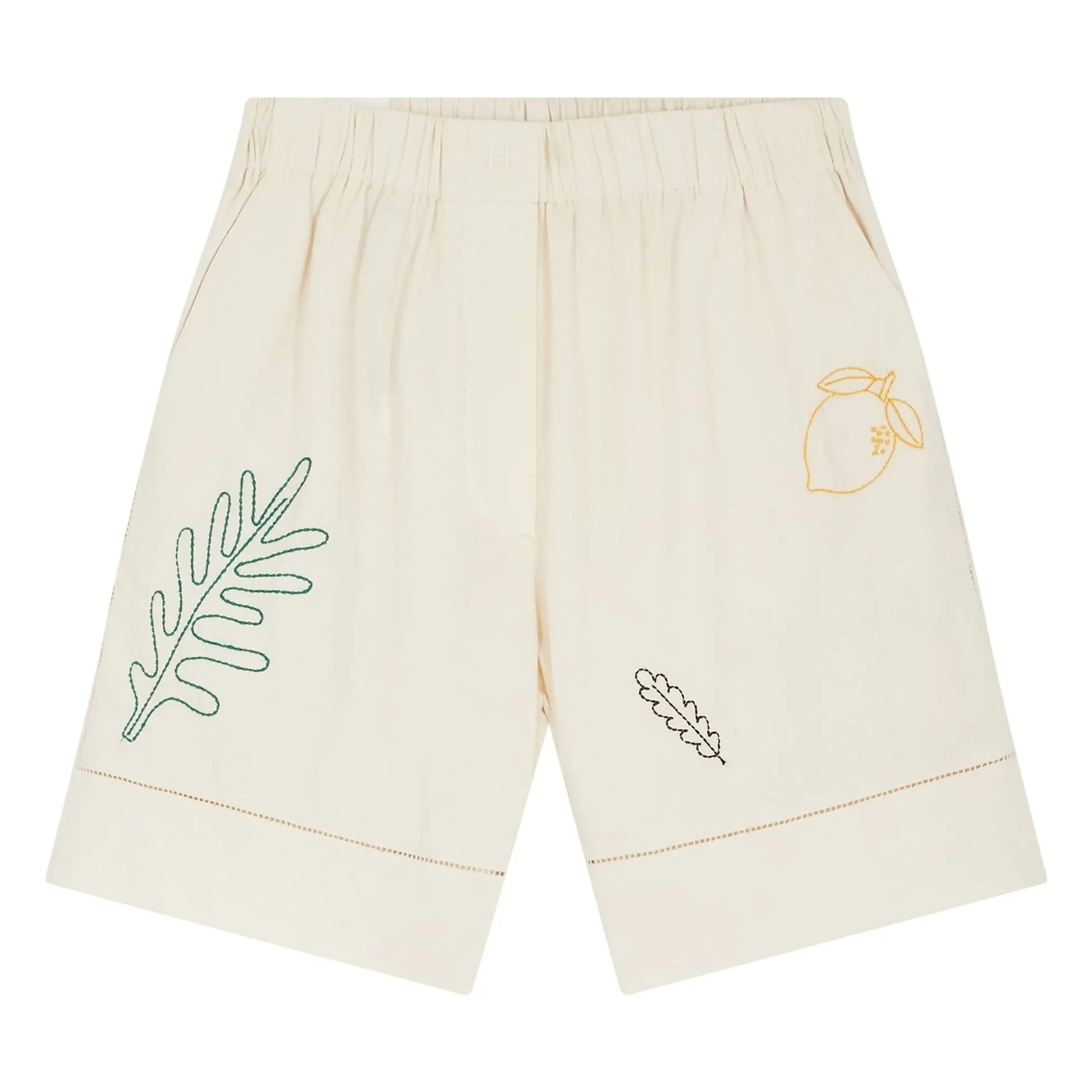Leon & Harper - Quiwi Organic Cotton Shorts | Off white