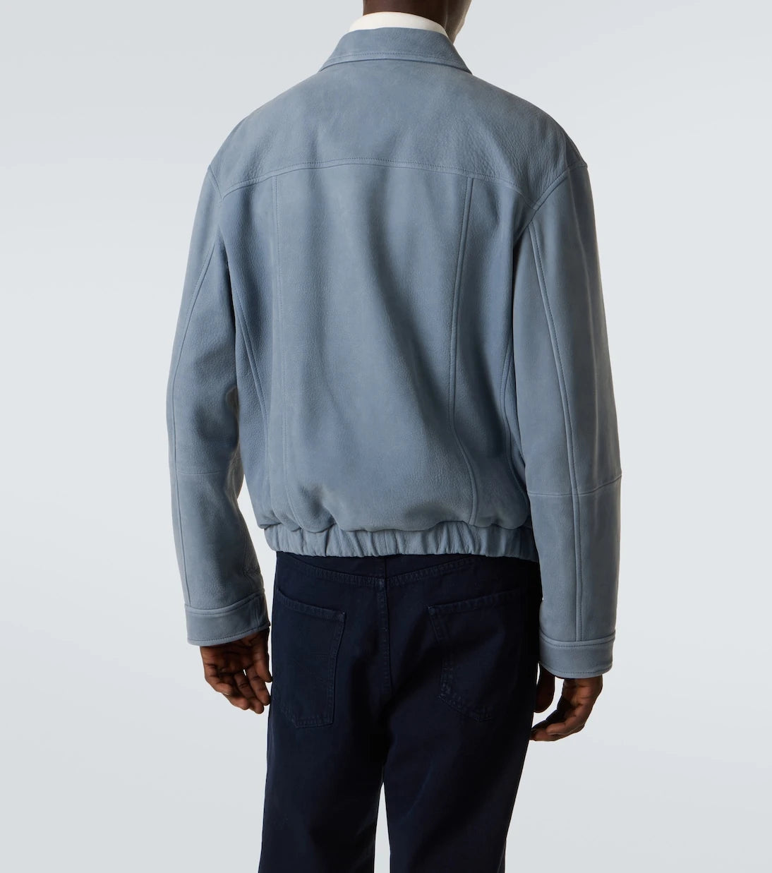 Brunello Cucinelli - Leather blouson jacket