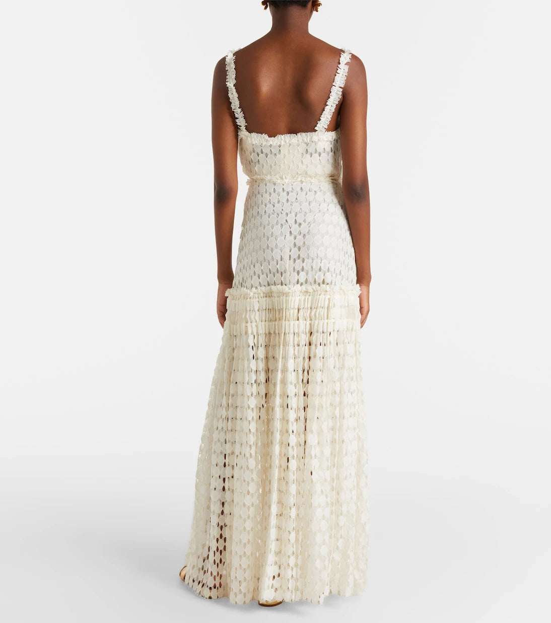 Ulla Johnson - Aris cotton-blend lace maxi skirt