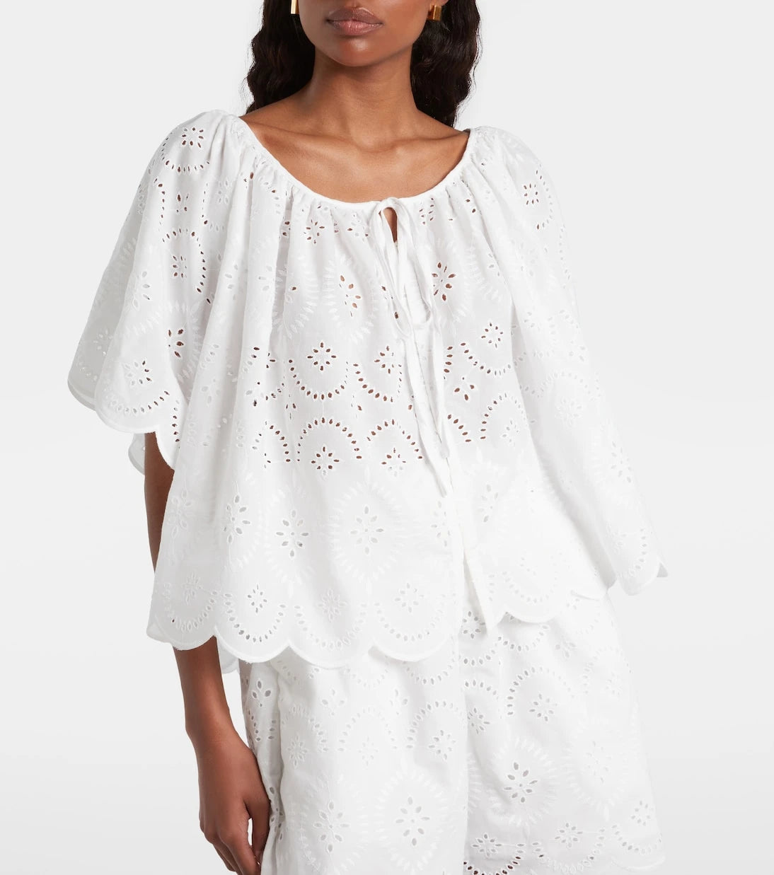 Faithfull - Fondaco broderie anglaise top