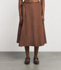 Nadine Mos Brown Technical Midi Skirt