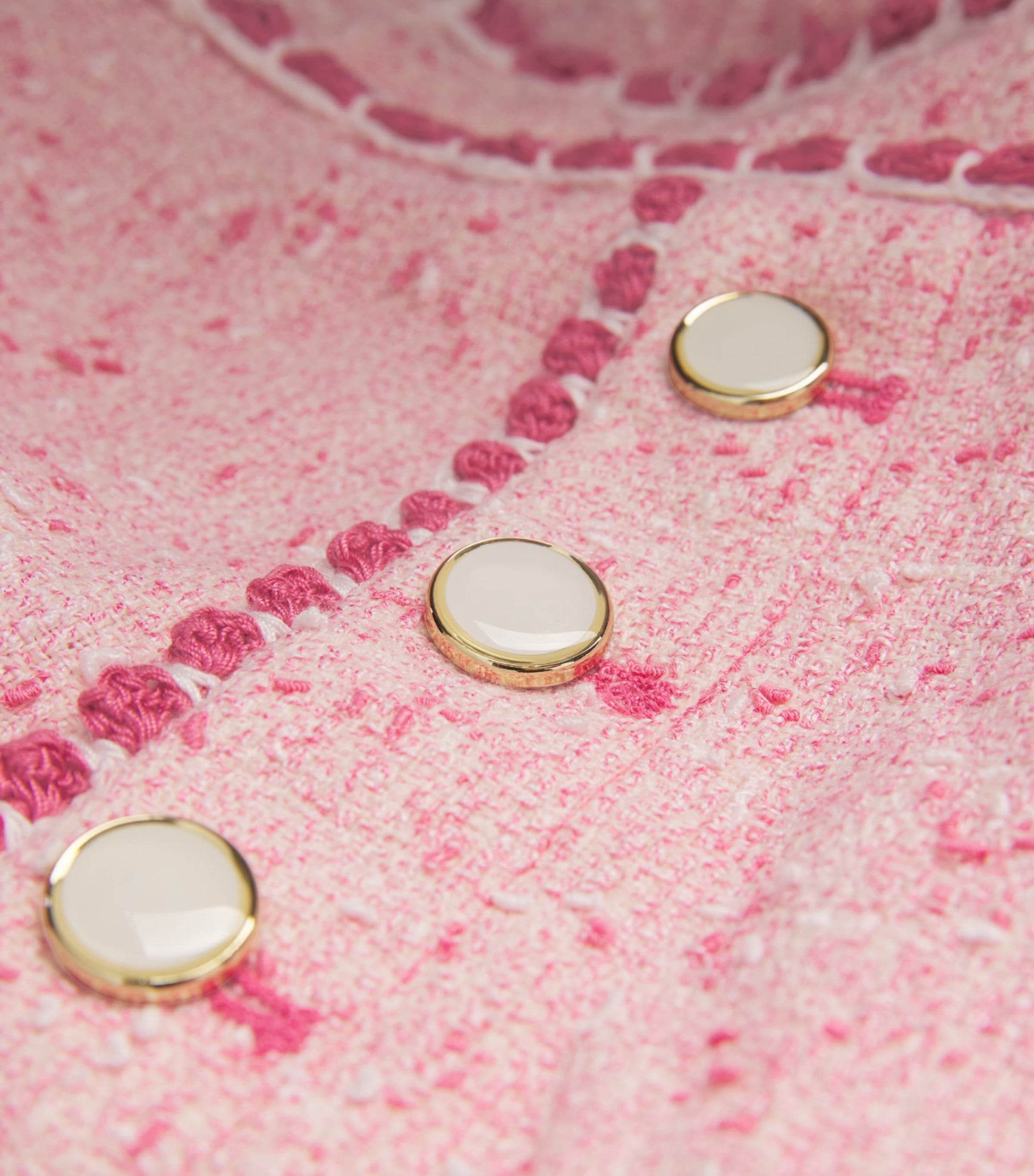 Pink Tweed Ginny Playsuit