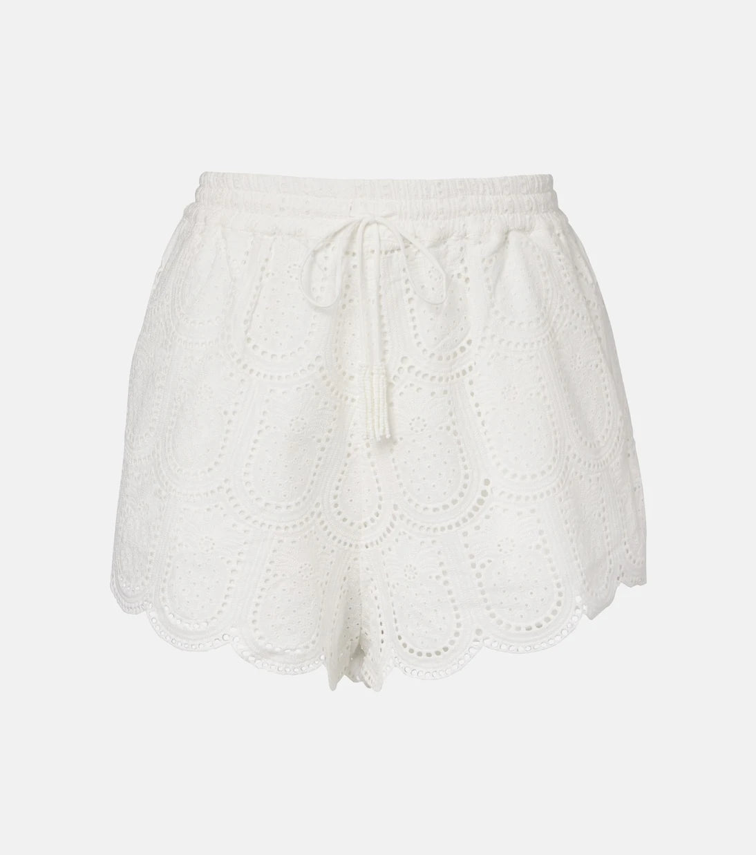 Farm Rio - Broderie anglaise cotton shorts