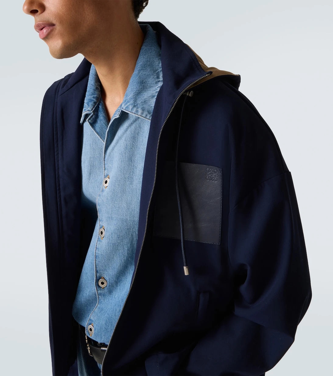 Loewe - Hooded cotton twill jacket