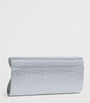 Judith Leiber Silver Rhinestone Taylor Clutch Bag
