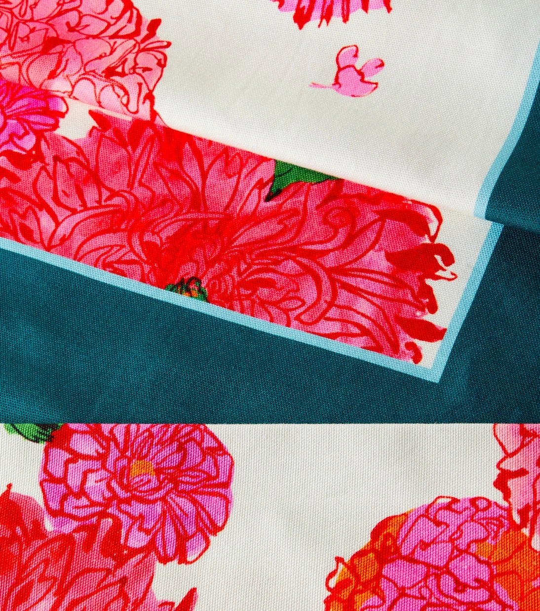 La DoubleJ - Bright Blooms Large cotton tablecloth