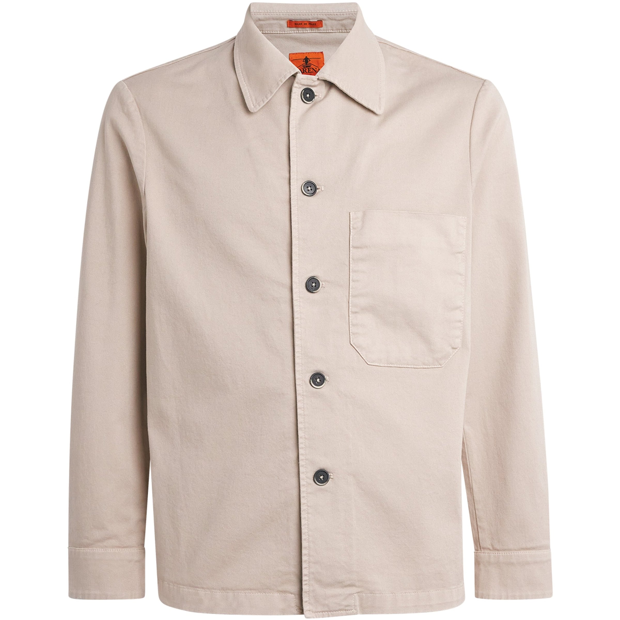 Barena Beige Stretch-Cotton Overshirt